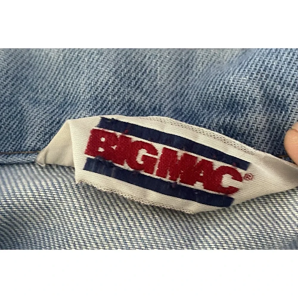 Vintage Big Mac Classic Denim Trucker Jean Jacket - Size 48?